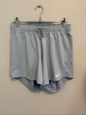 Nike Women’s Dri-Fit Light Gray Athletic Shorts